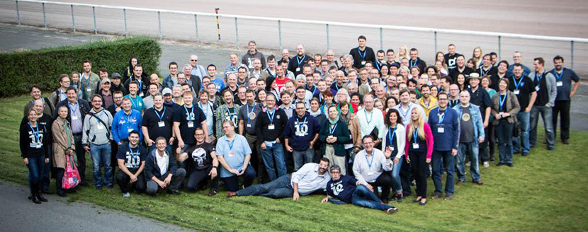 Gruppenbild vom JoomlaDay 2015 in Hamburg